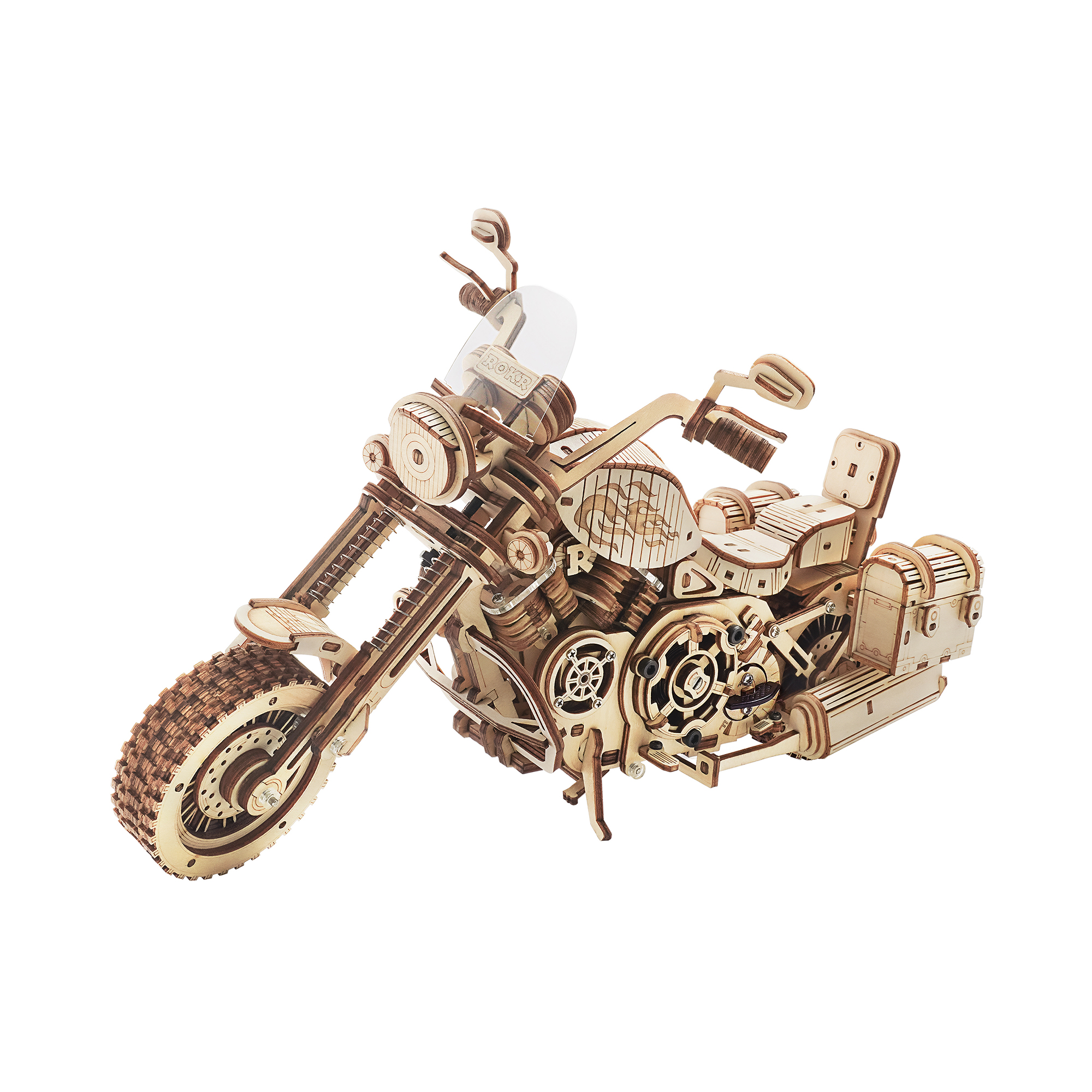 Dřevěný model - Motorka Robotime