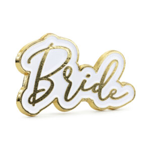 Odznak pro nevěstu Bride – kovový Albi