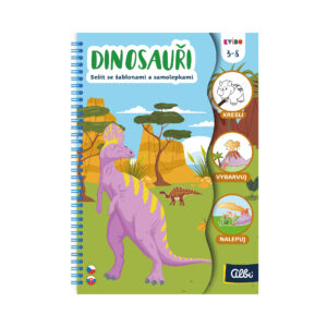 Sešit se šablonami - Dinosauři Albi