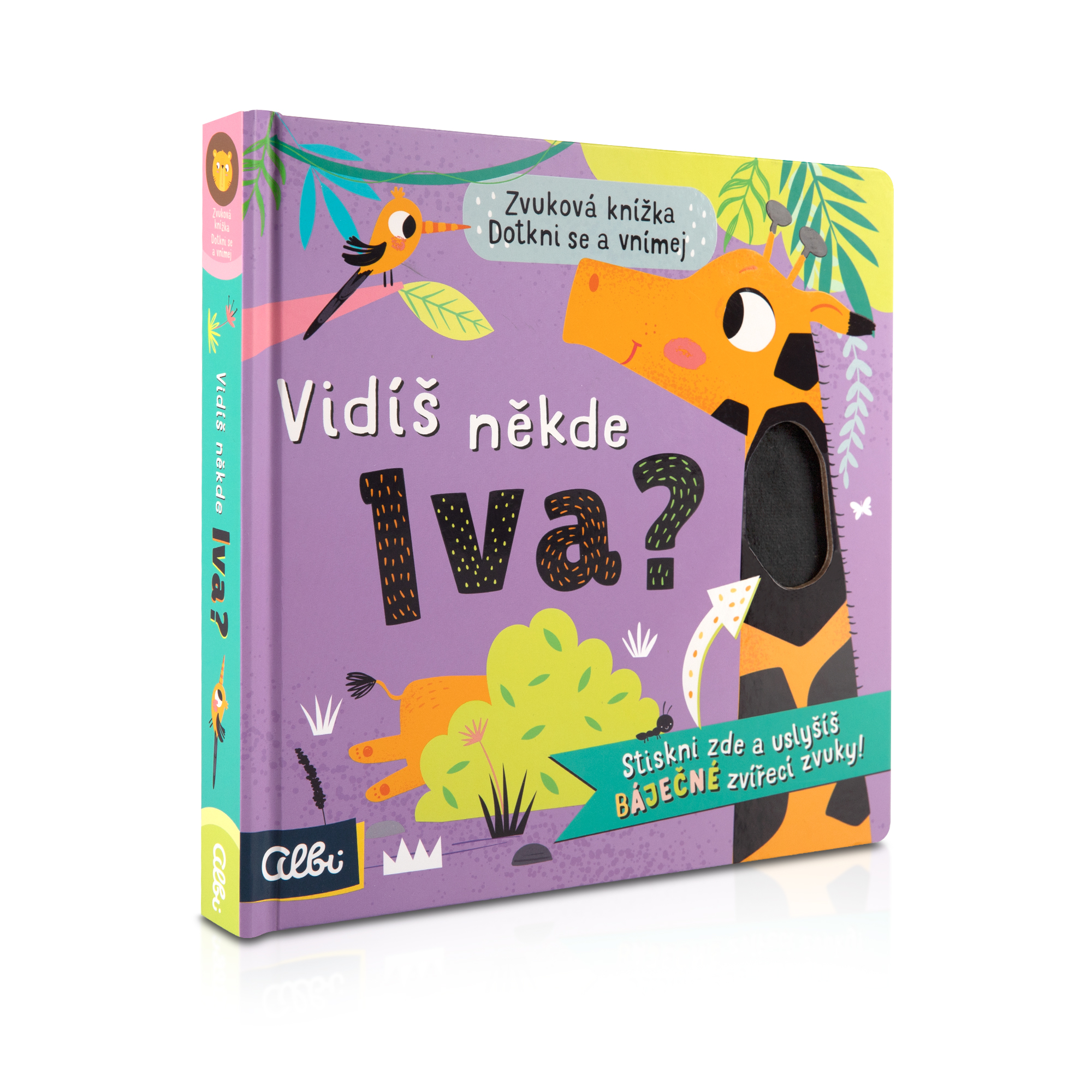 Vidíš někde lva? - Zvuková hmatová kniha Albi