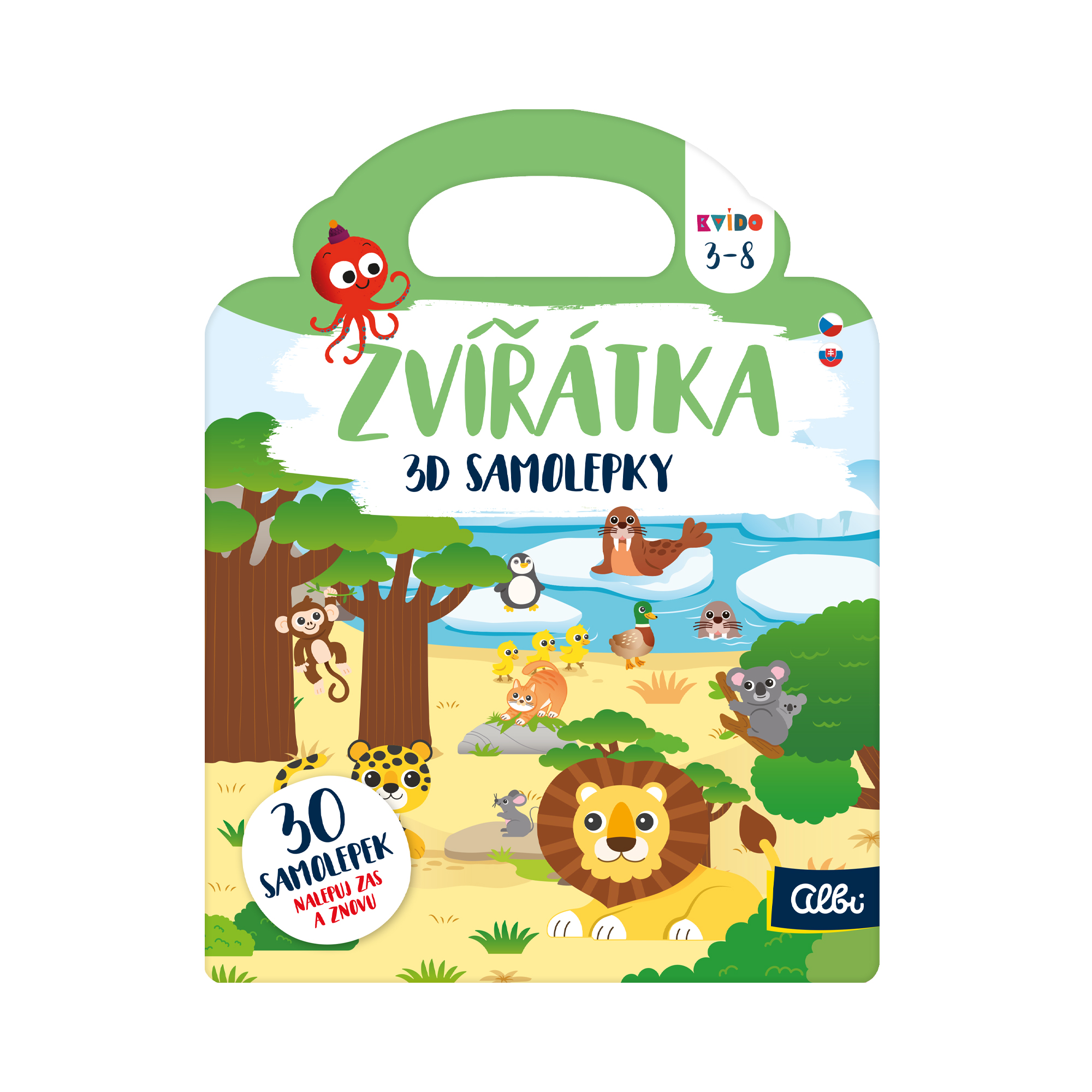 3D samolepky: Zvířátka - Kvído Albi - Obrázek 2