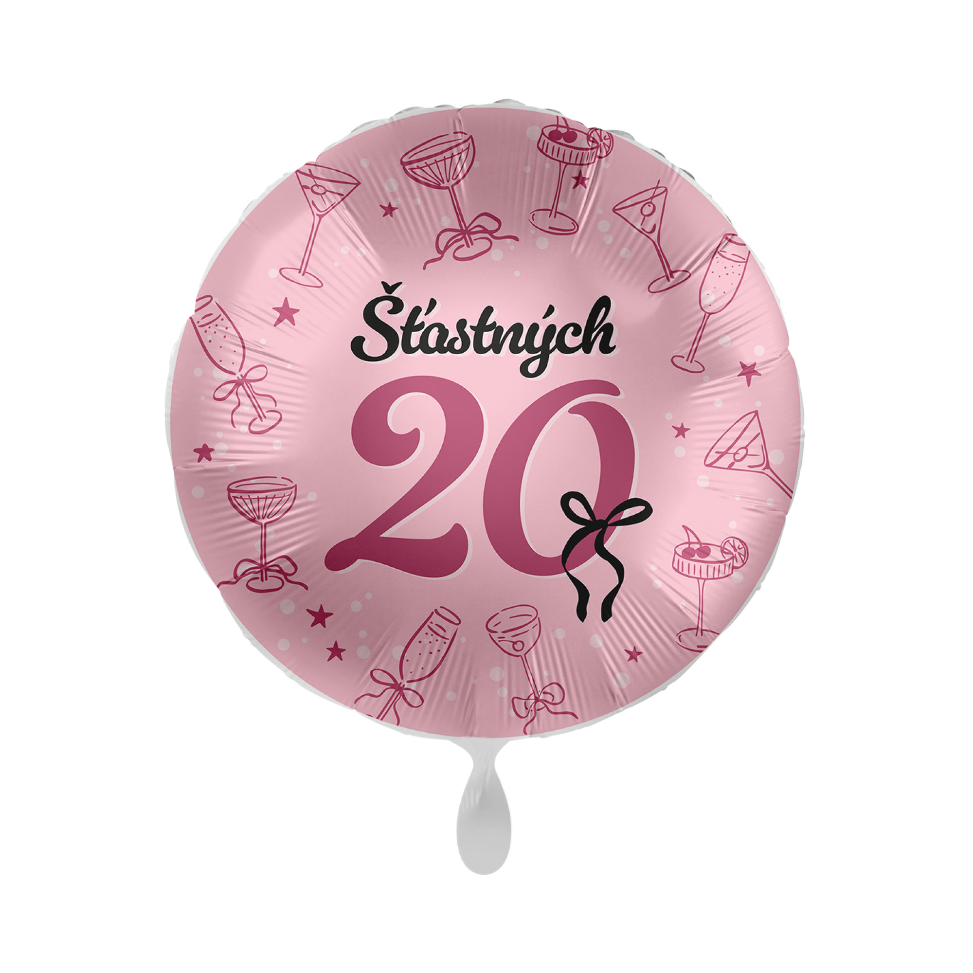 Balónek fóliový Šťastných 20 Albi