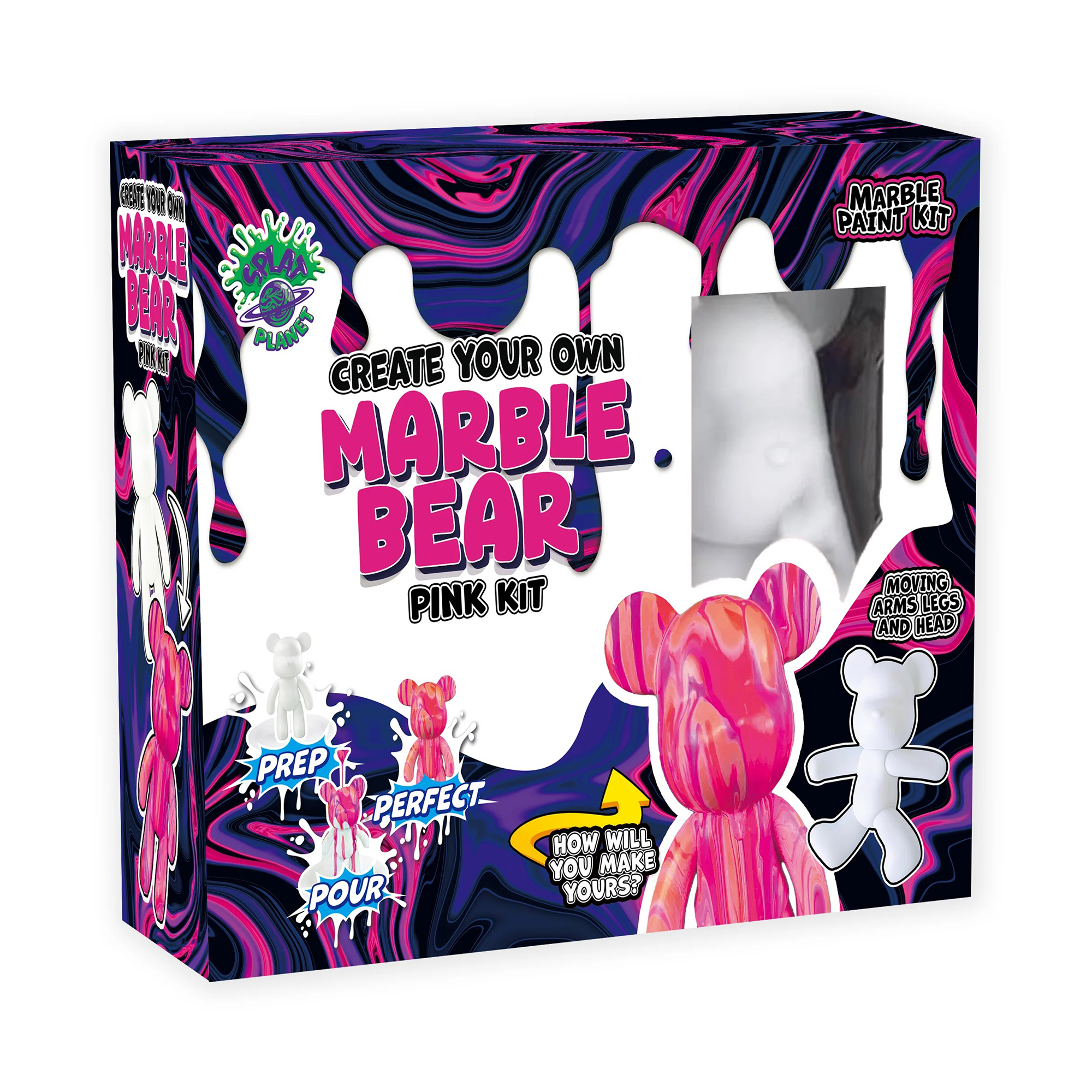 DIY sada - Růžový medvídek Splat Planet