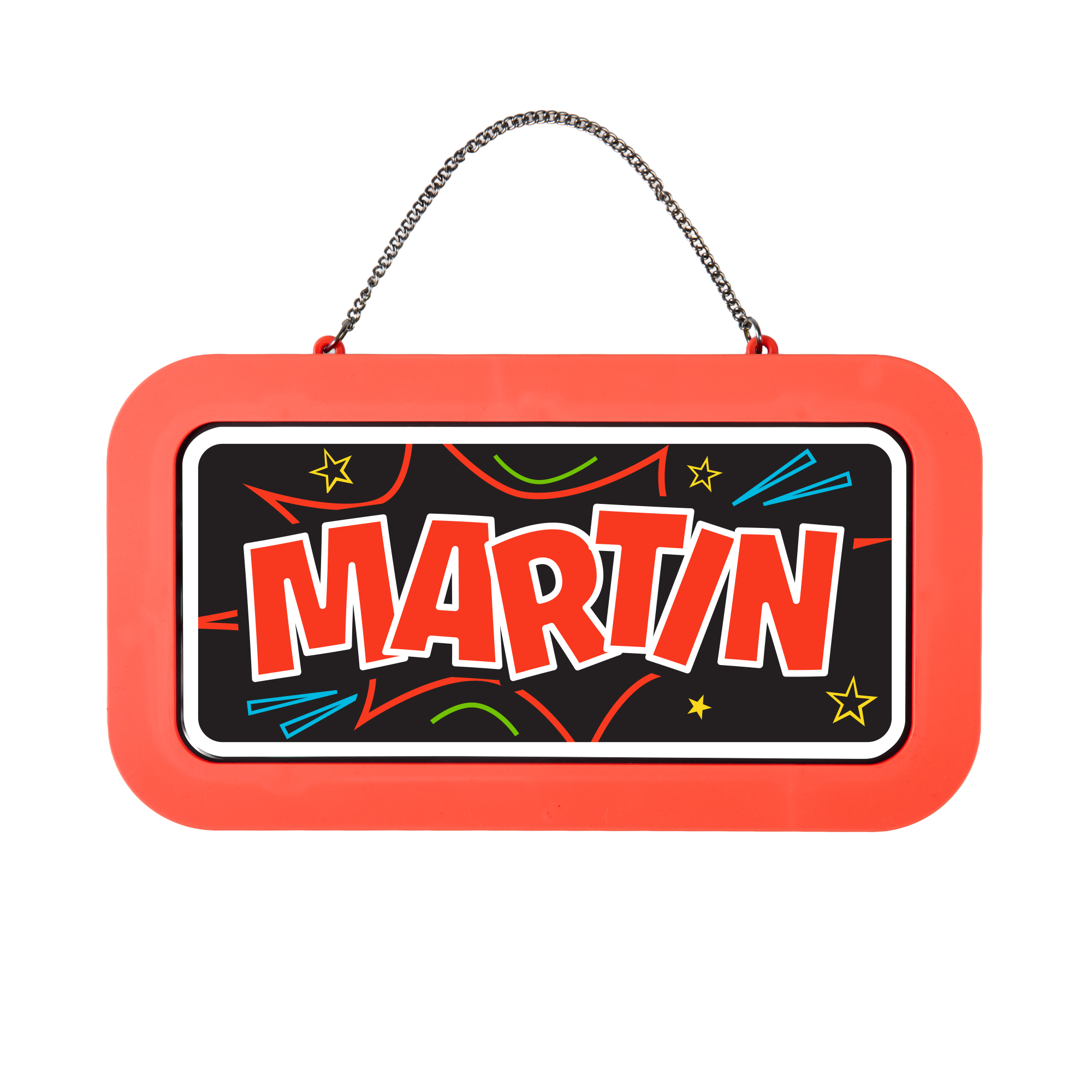 Neonová cedulka se jménem - Martin Albi