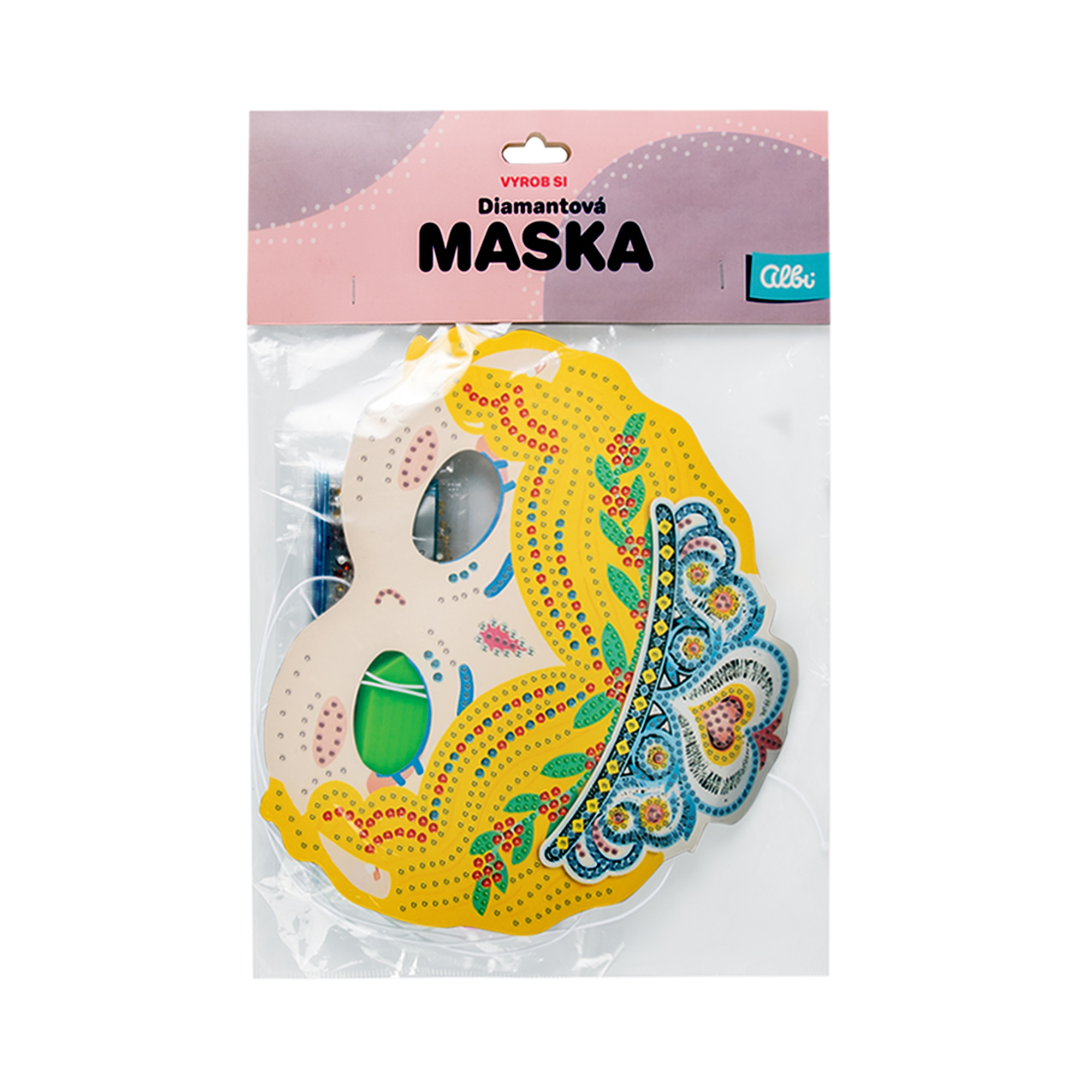 Vyrob si - Diamantová maska Albi