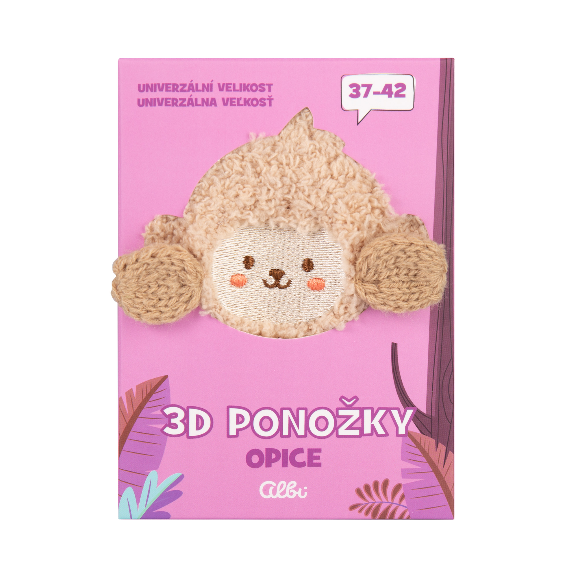 3D ponožky - Opice Albi - Obrázek 2