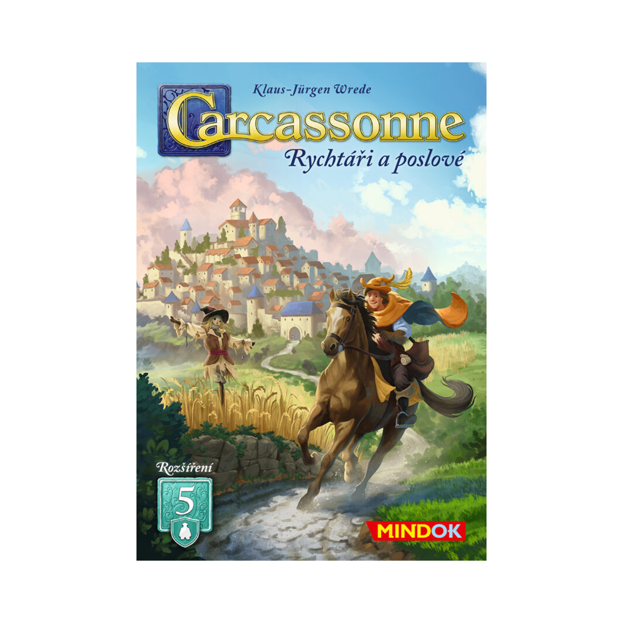 Carcassonne rozšíření 5: Rychtáři a poslové (2025) Mindok - Obrázek 2