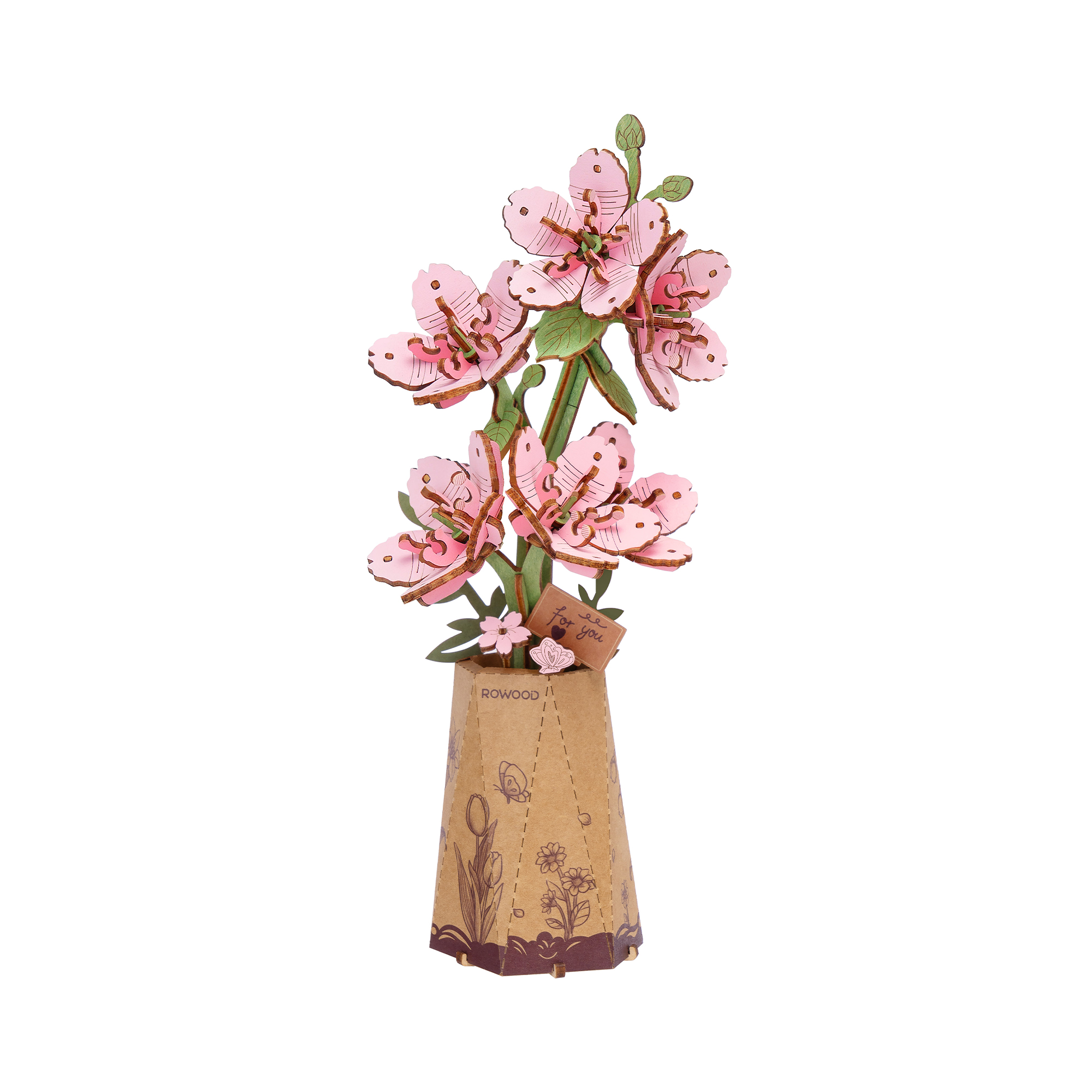 Dřevěná květina - Sakura Robotime