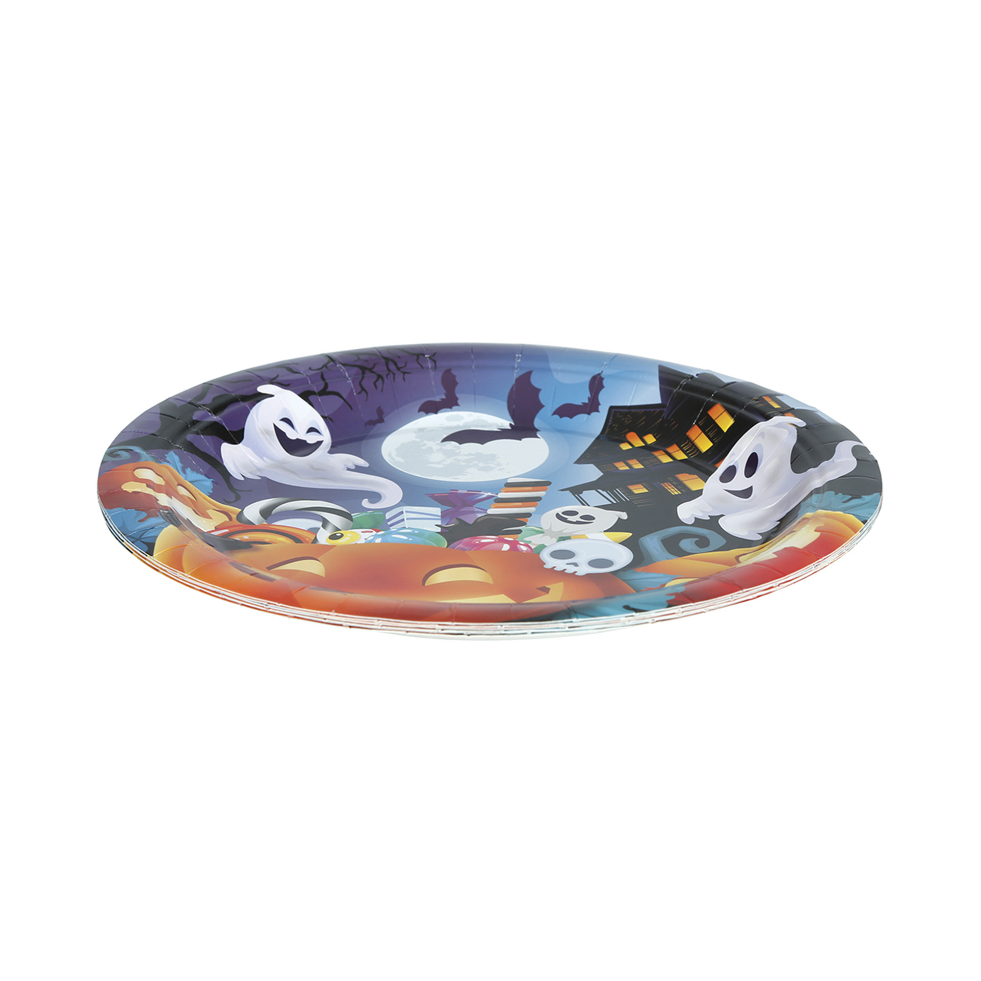 Talíře Halloween dýně s duchy 6 ks Albi - Obrázek 2