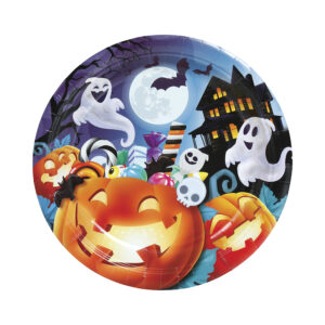 Talíře Halloween dýně s duchy 6 ks Albi