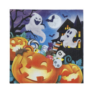 Ubrousky Halloween dýně s duchy 20 ks Albi