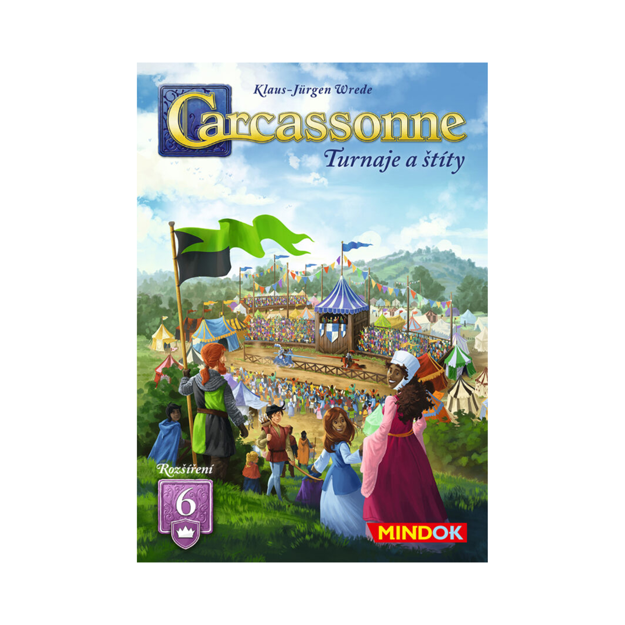Carcassonne rozšíření 6: Turnaje a štíty (2025) Mindok - Obrázek 2