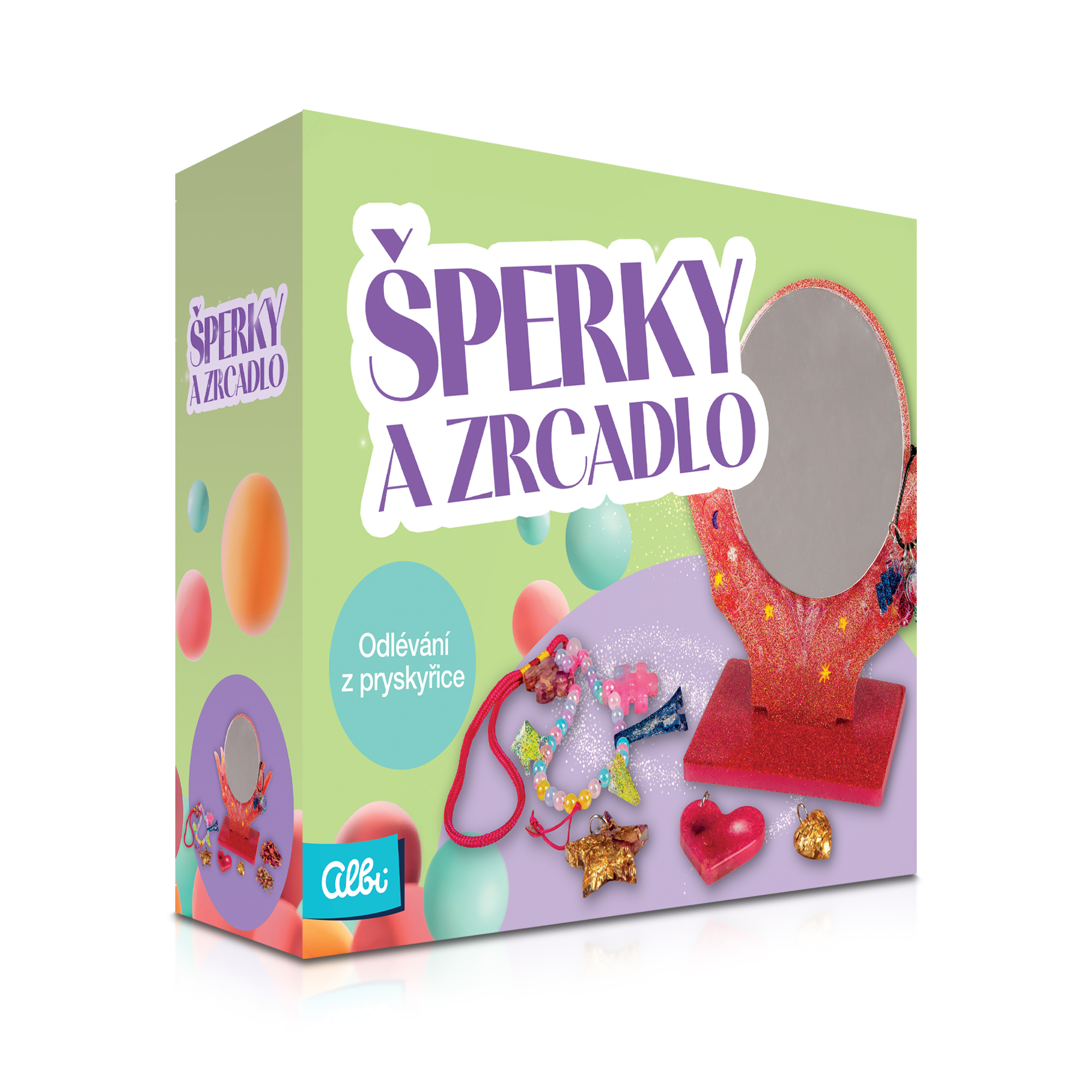 DIY sada - Šperky a zrcadlo Albi