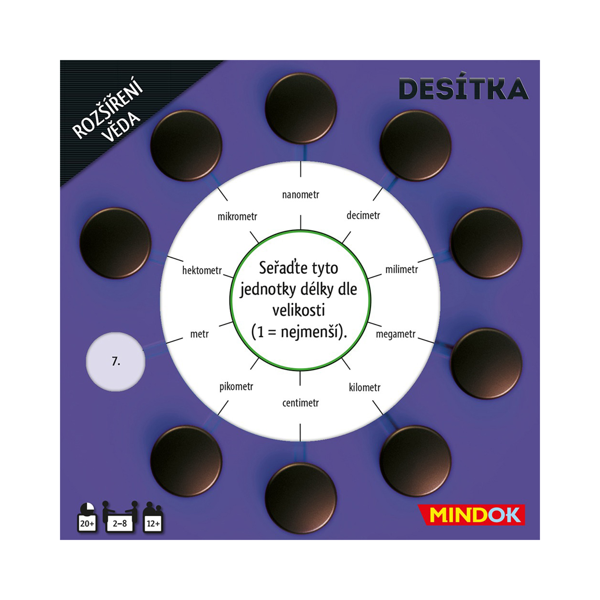 Desítka - Rozšíření Věda Mindok