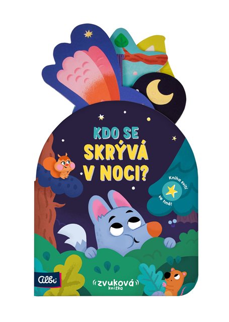 Dětská zvuková pop-up kniha - Kdo se skrývá v noci? Albi