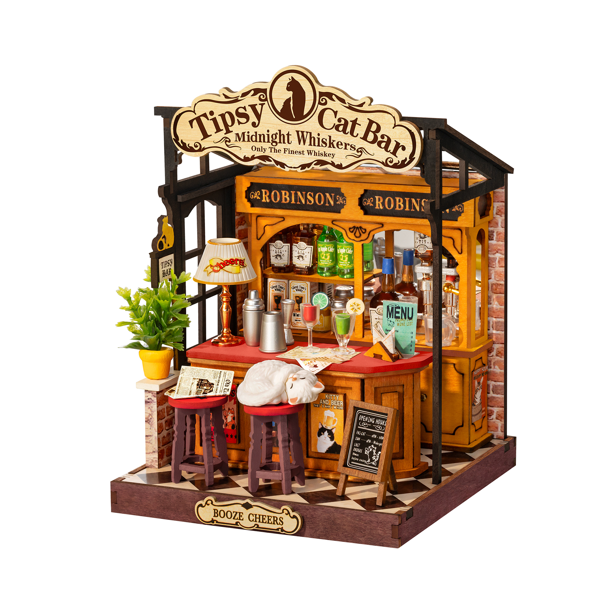 Domeček - Bar U Kočičích fousků Robotime