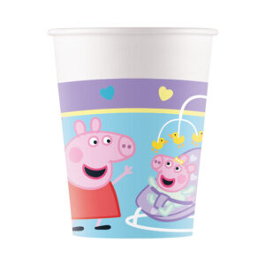 Kelímky Prasátko Peppa s miminkem 8 ks Albi