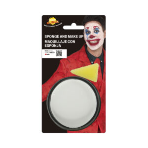 Make-up s houbičkou bílý 9 g Albi