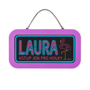 Neonová cedulka se jménem - Laura Albi