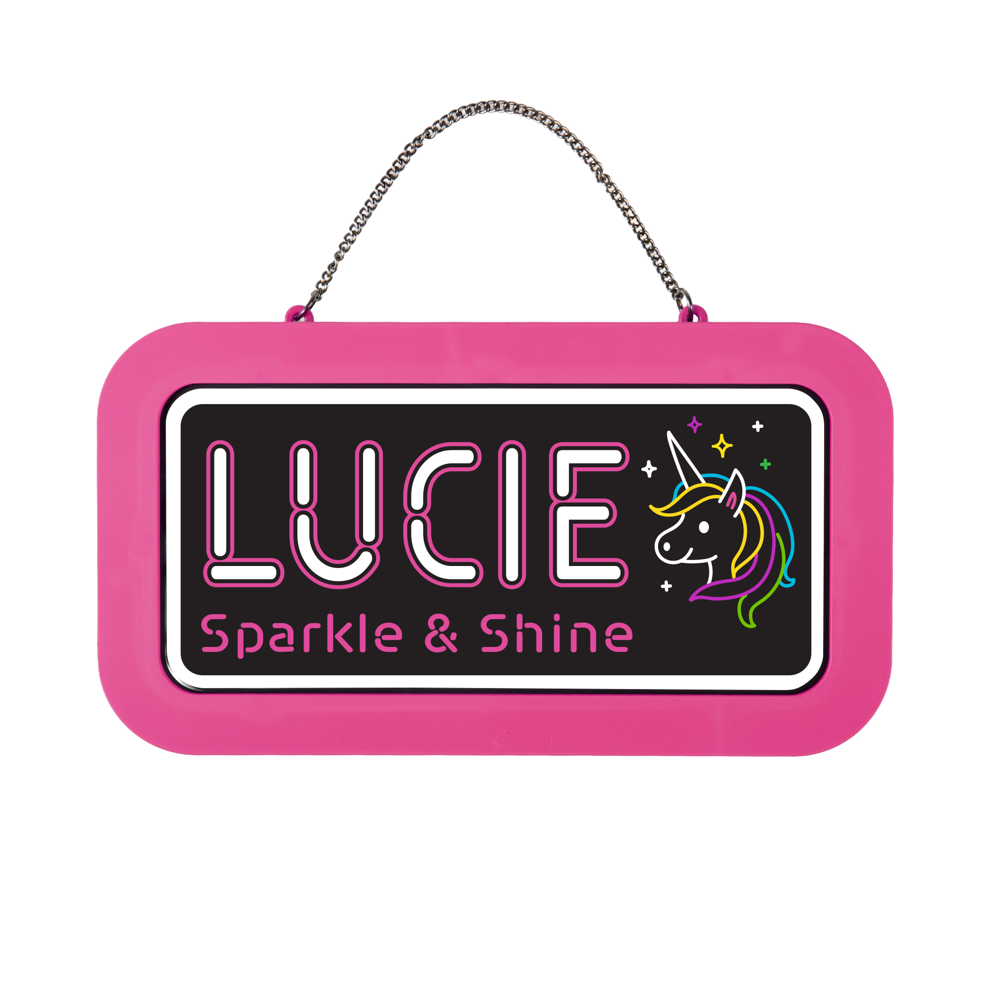 Neonová cedulka se jménem - Lucie Albi