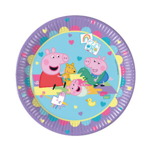 Talíře Prasátko Peppa s Tomíkem a miminkem 8 ks Albi