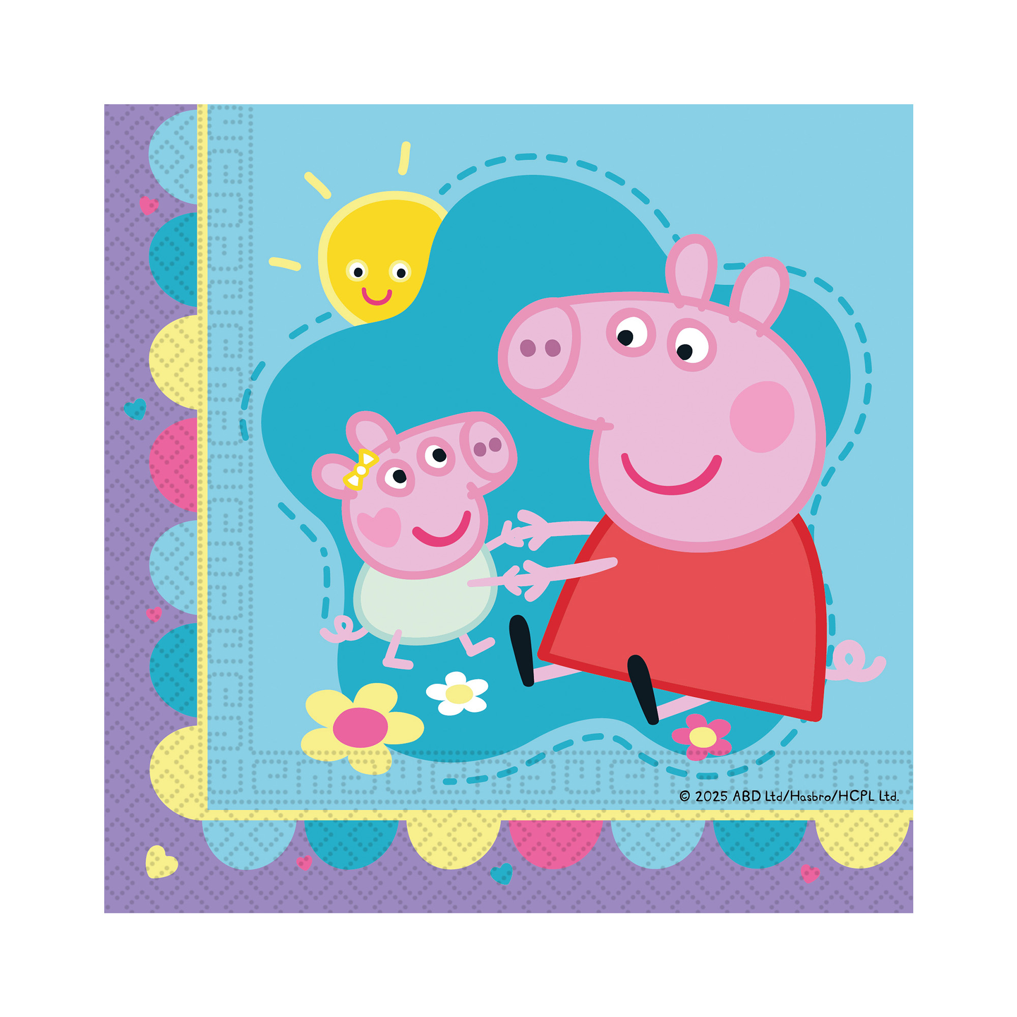 Ubrousky Prasátko Peppa s miminkem 20 ks Albi