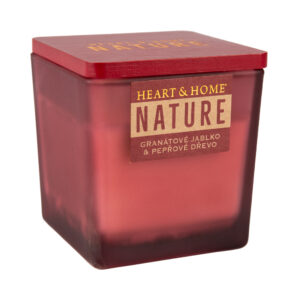 Velká svíčka Nature 210 g - Granátové jablko a pepřové dřevo Albi