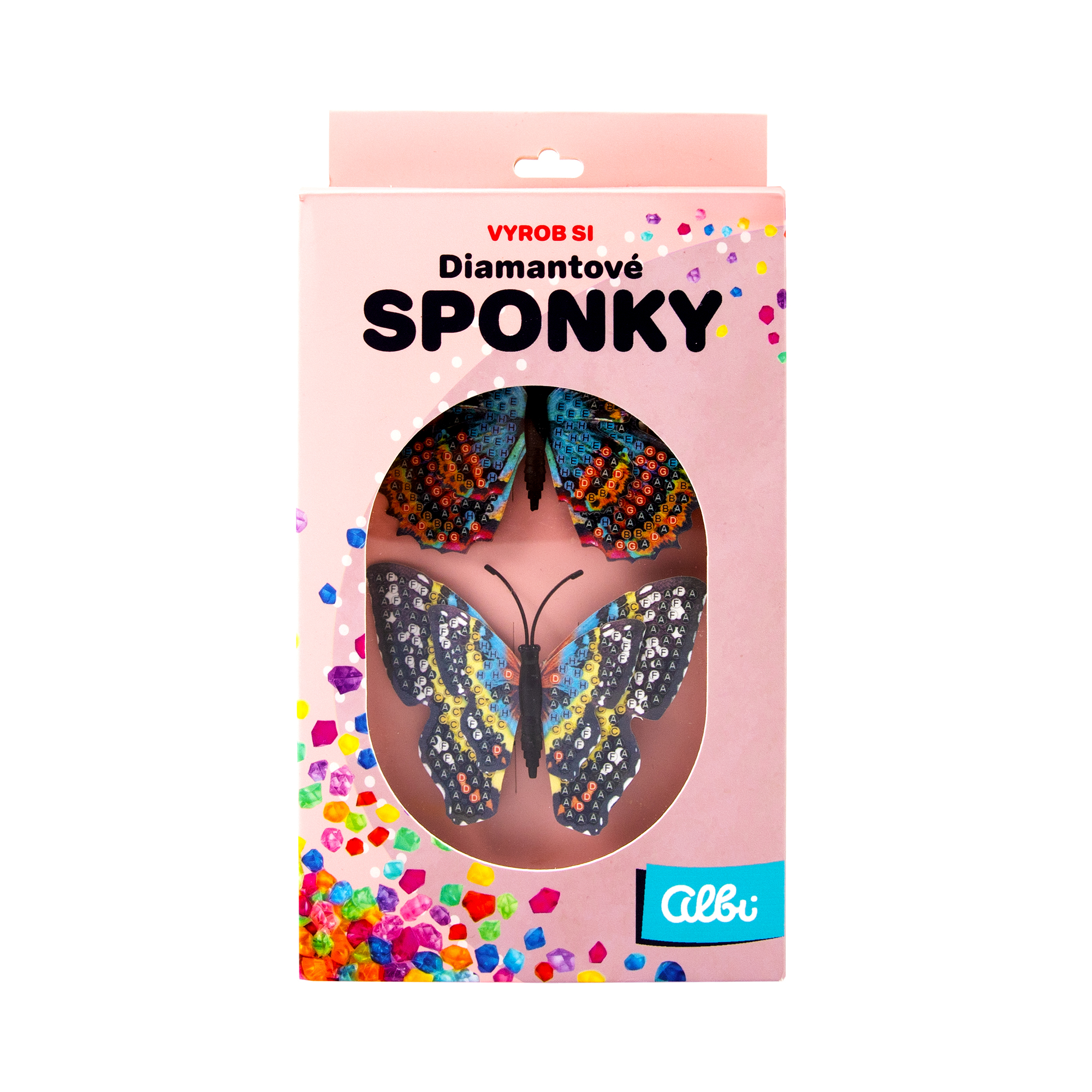 Vyrob si - Diamantové sponky Albi - Obrázek 2