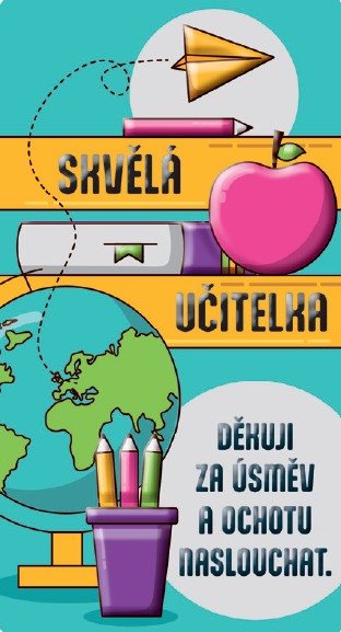 3D mléčná čokoláda - Skvělá učitelka Albi