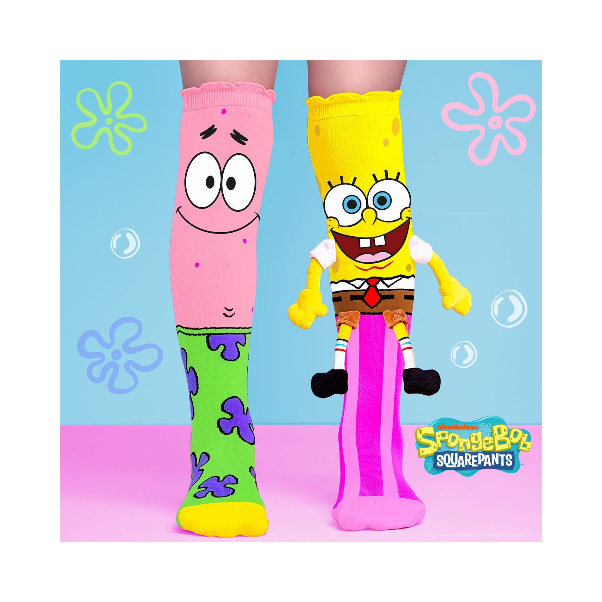 3D podkolenky - Spangebob Madmia