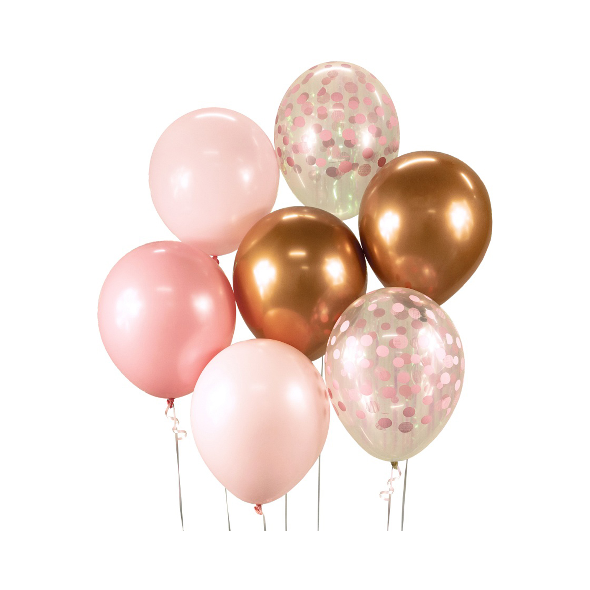 Balónky latexové rose gold 7 ks Albi