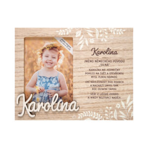 Fotorámeček se jménem - Karolína Albi