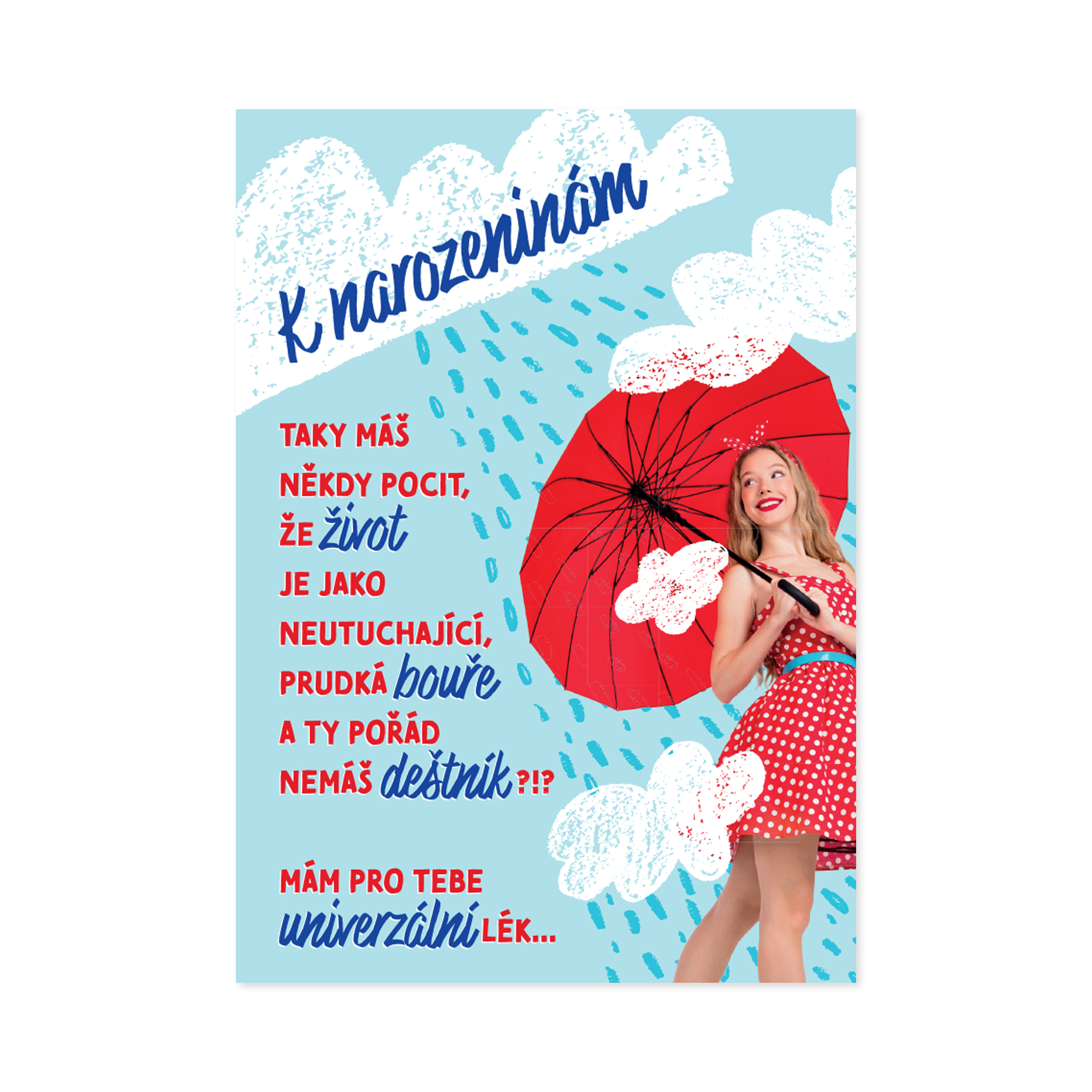 Hrací přání k narozeninám - Univerzální lék Albi