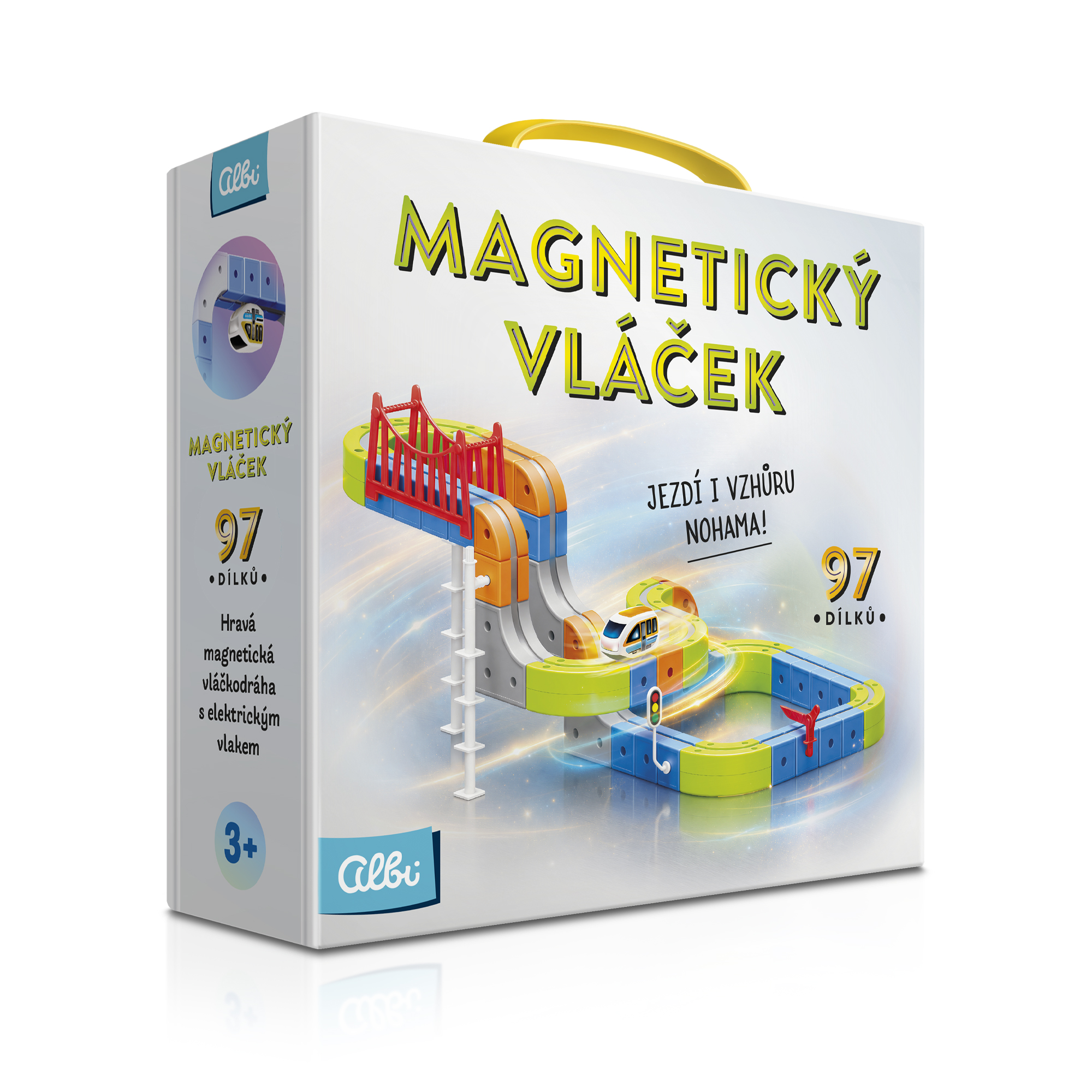 Magnetický vláček 97 dílků Albi