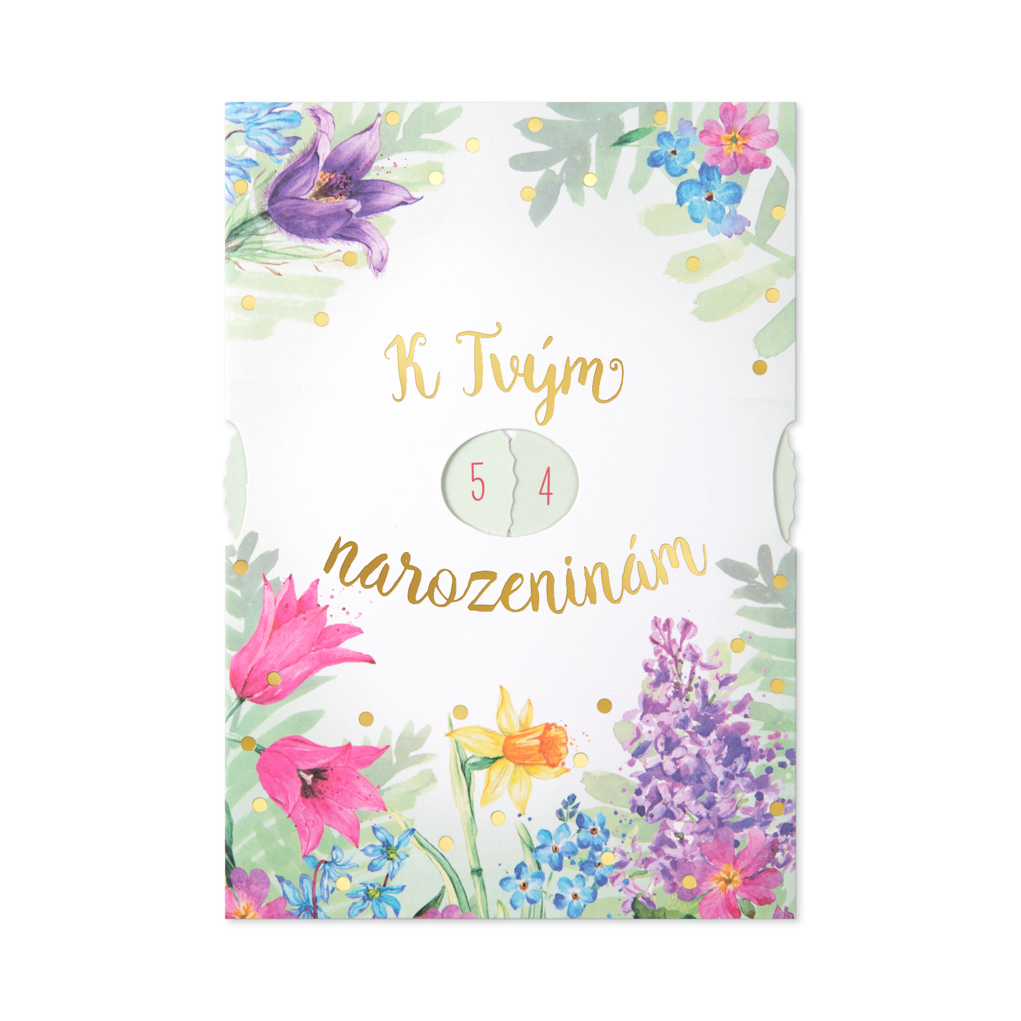 Otočné přání k narozeninám - Květiny Albi