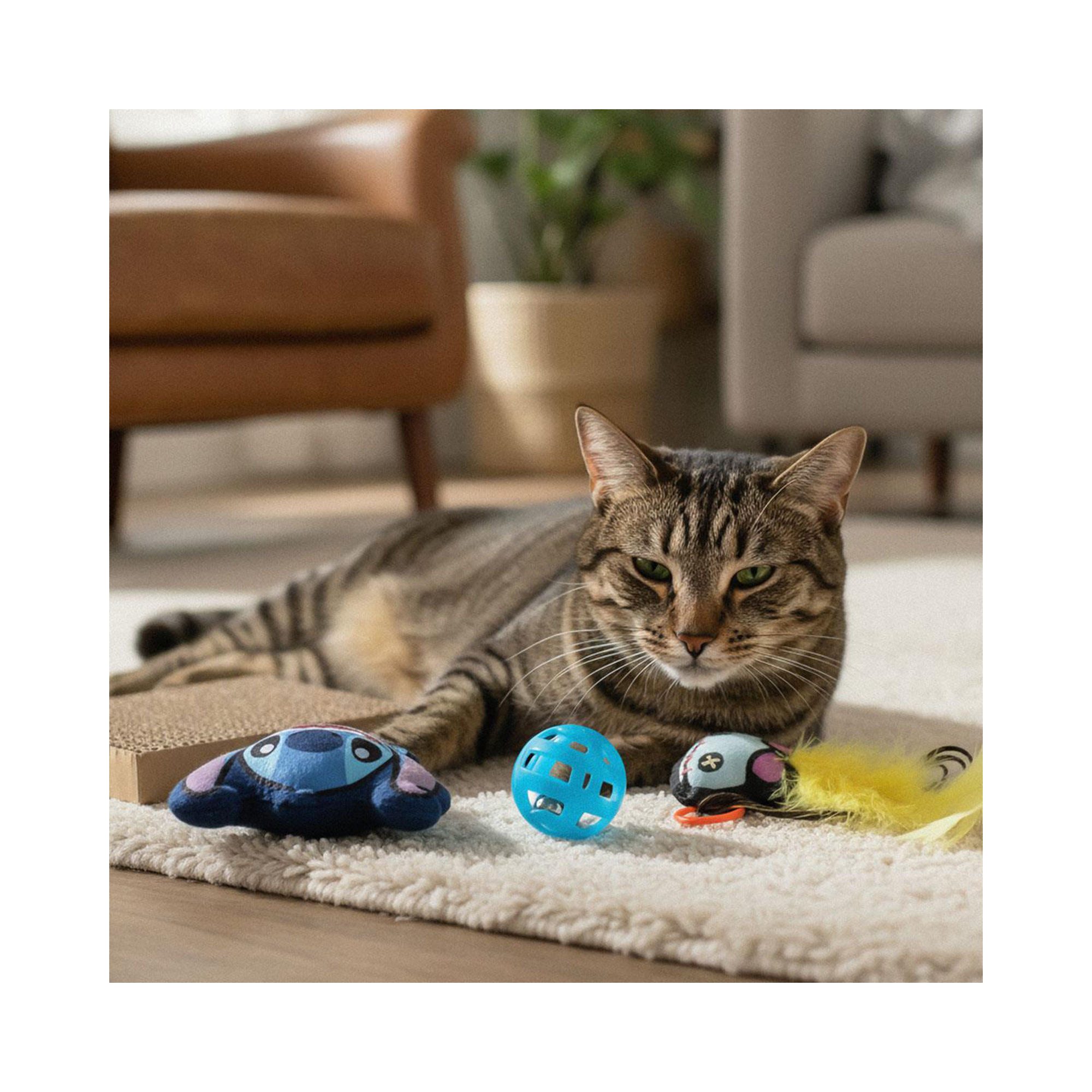 Set hraček pro kočky - Stitch Albi - Obrázek 3