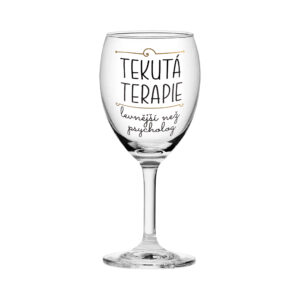 Vinná sklenice - Tekutá terapie Albi