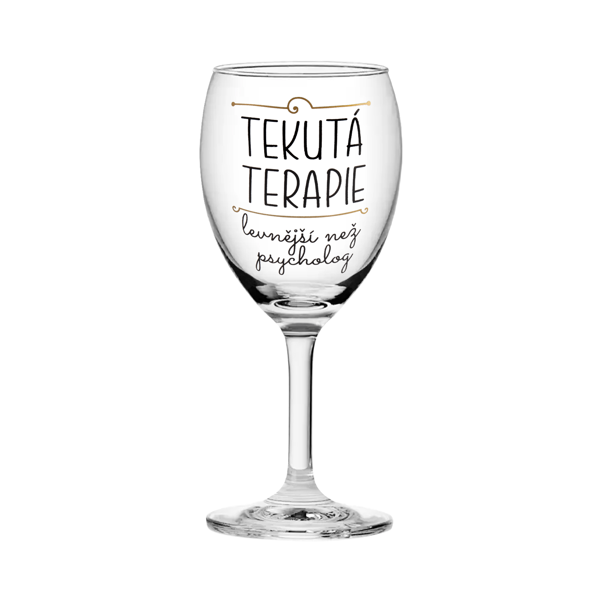 Vinná sklenice - Tekutá terapie Albi