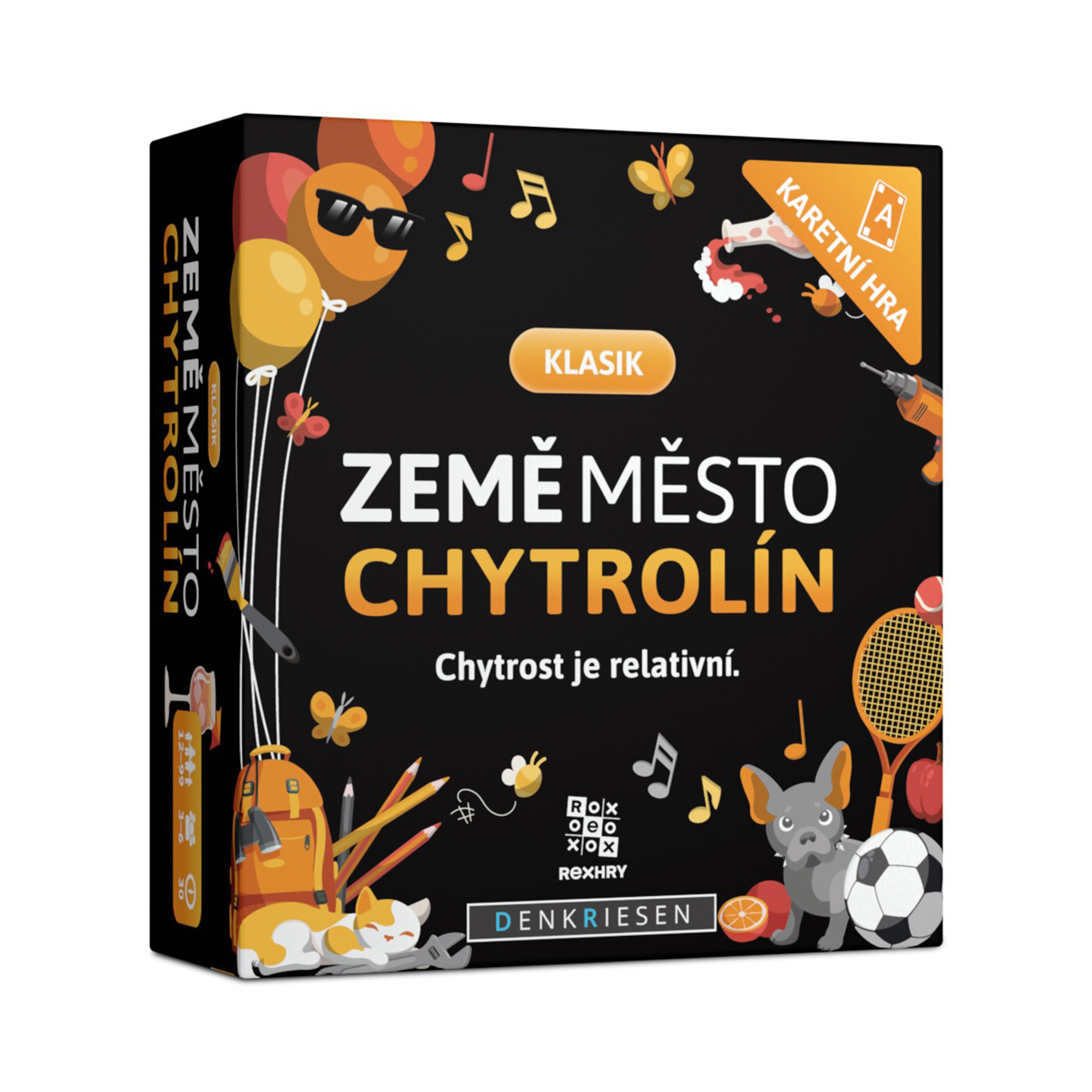 Země město chytrolín: Klasik - Karetní hra REXhry