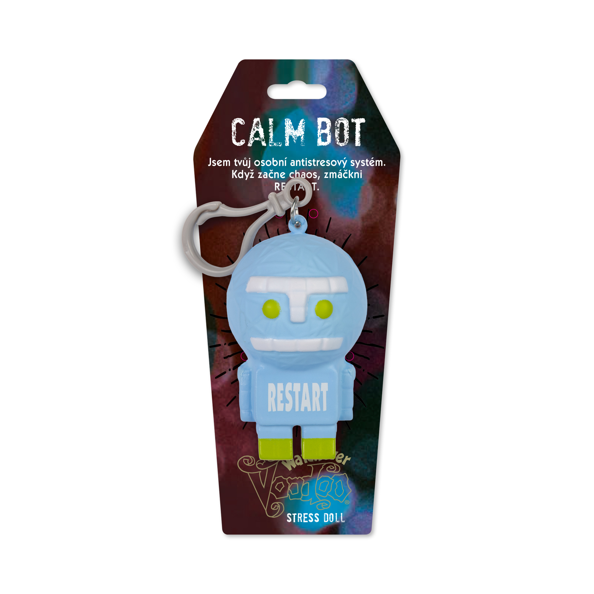 Antistresová klíčenka - Calm Bot Albi - Obrázek 2