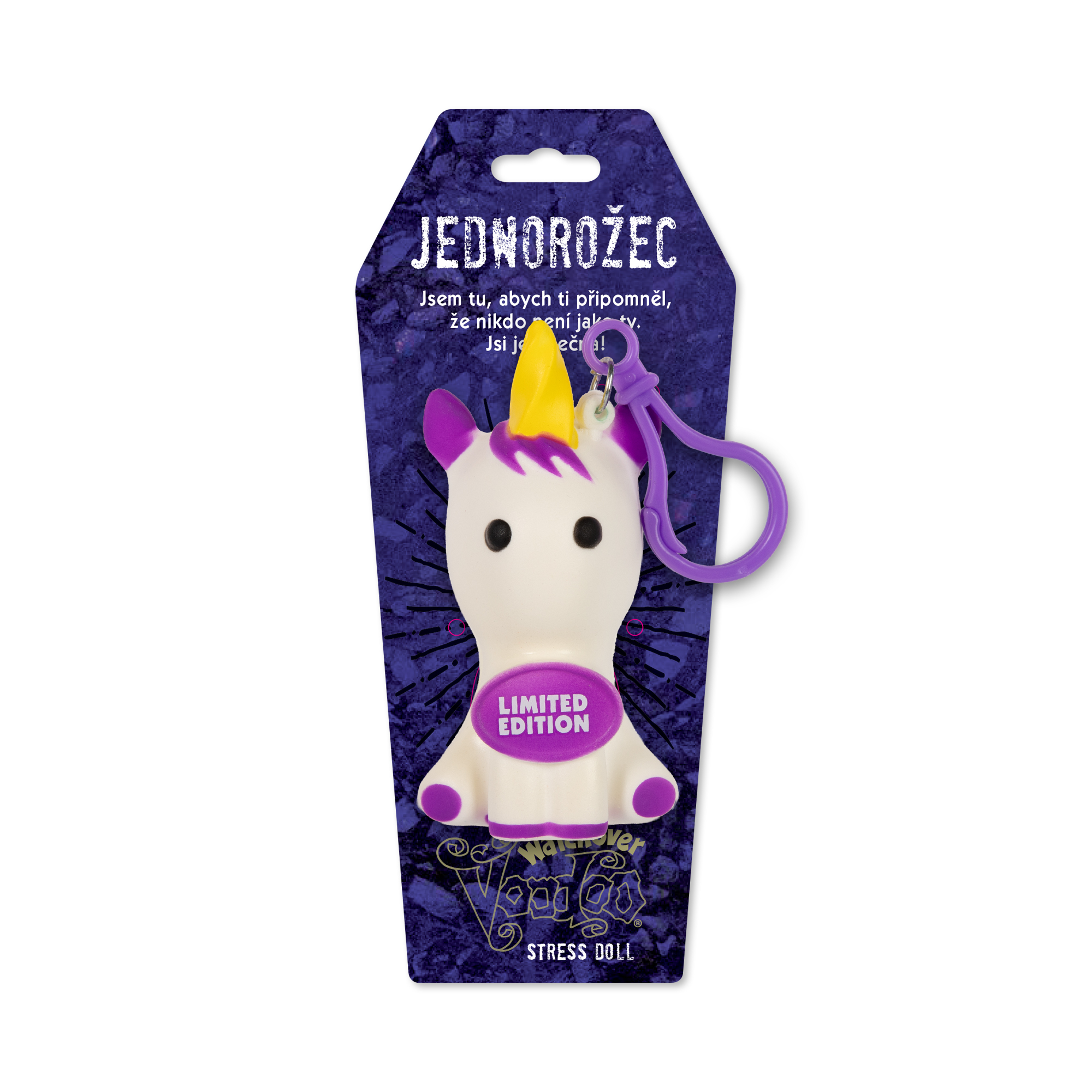 Antistresová klíčenka - Jednorožec Albi - Obrázek 2