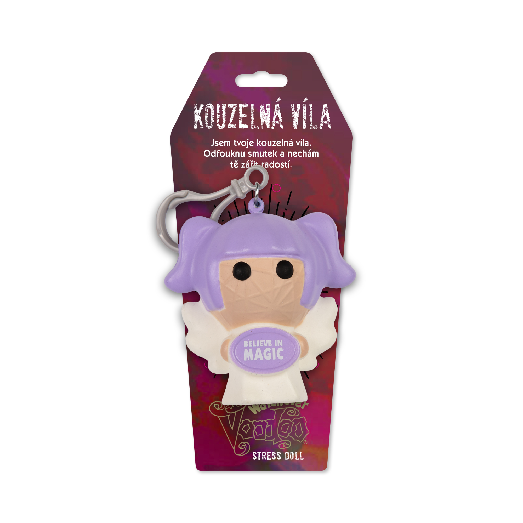 Antistresová klíčenka - Kouzelná víla Albi - Obrázek 2