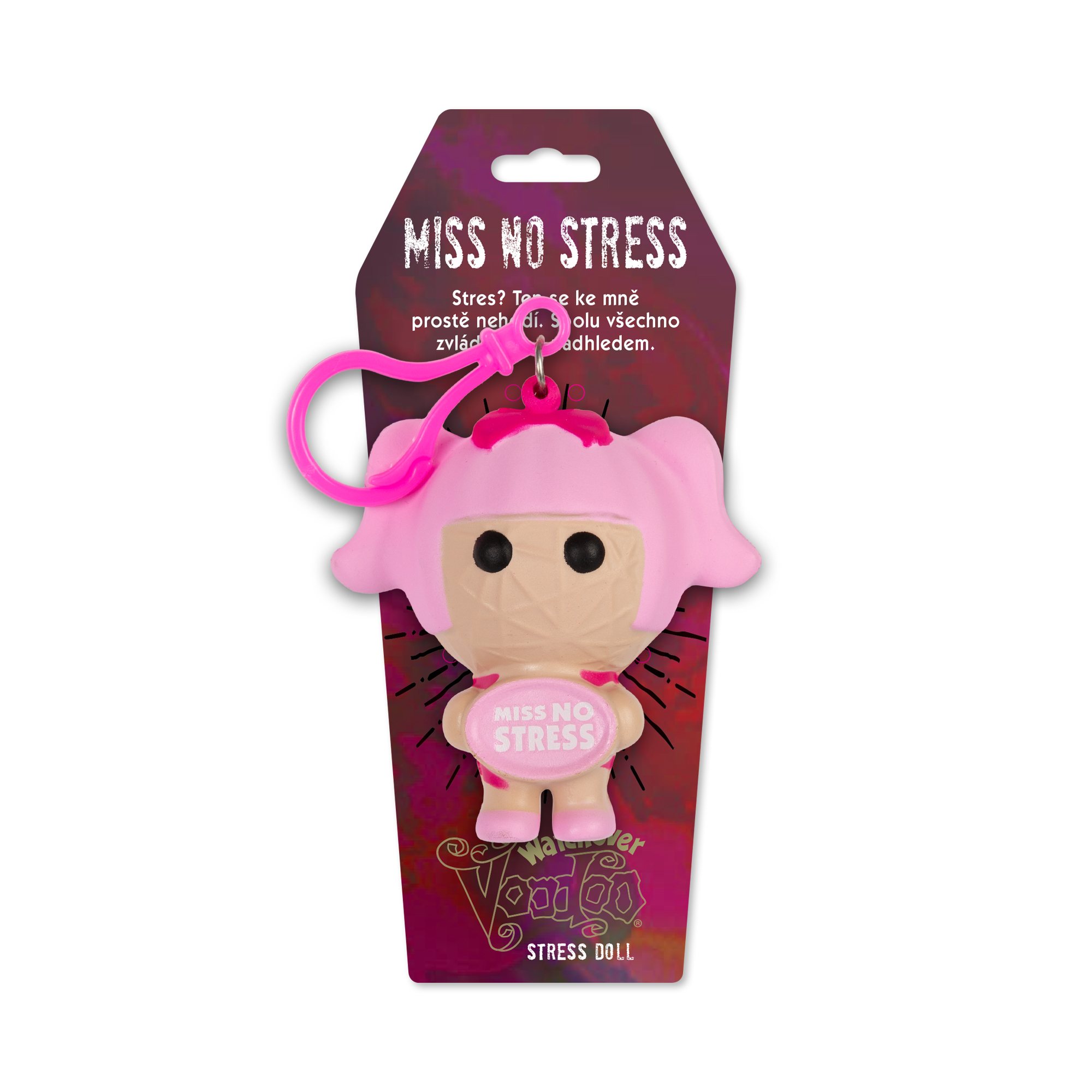 Antistresová klíčenka - Miss No Stress Albi - Obrázek 2