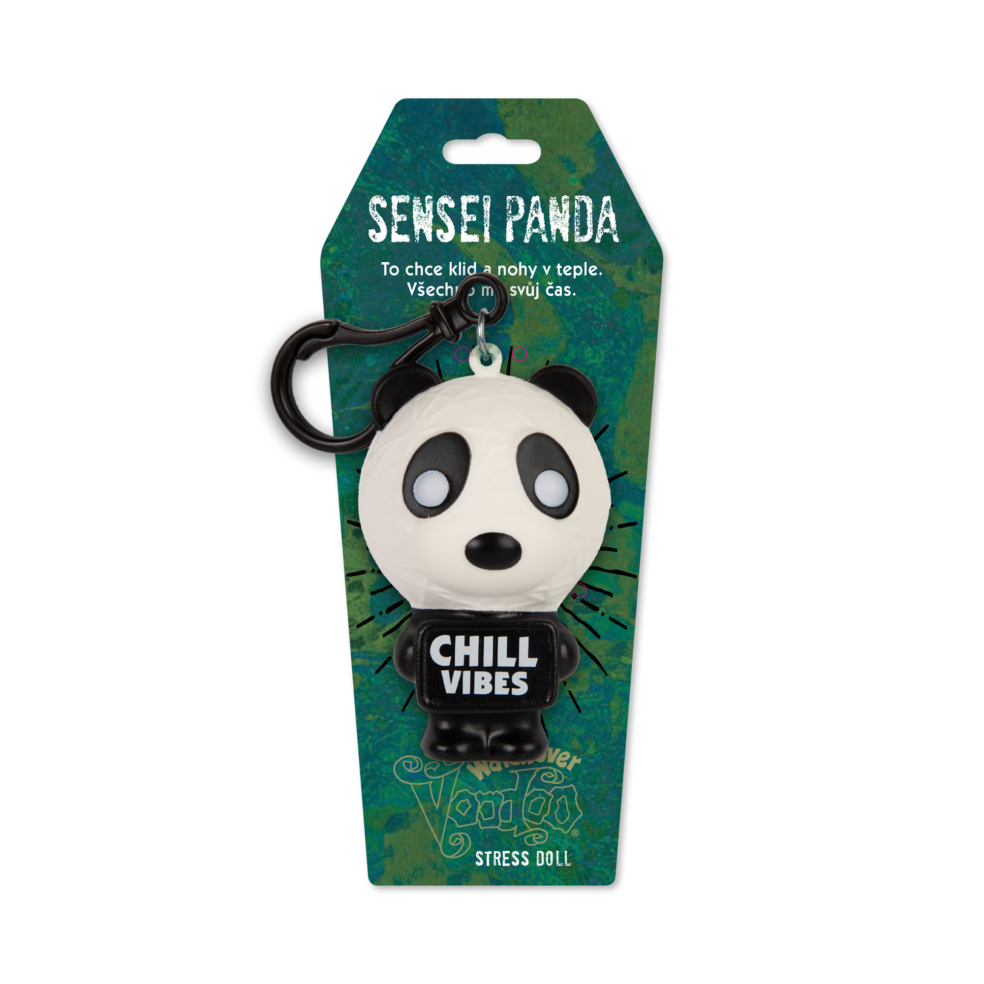 Antistresová klíčenka - Sensei Panda Albi - Obrázek 2