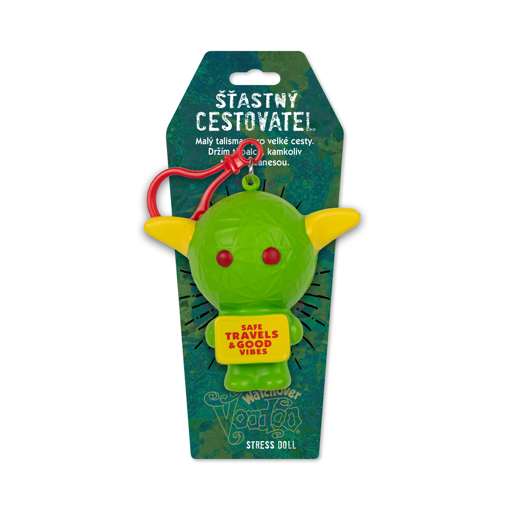 Antistresová klíčenka - Šťastný cestovatel Albi - Obrázek 2