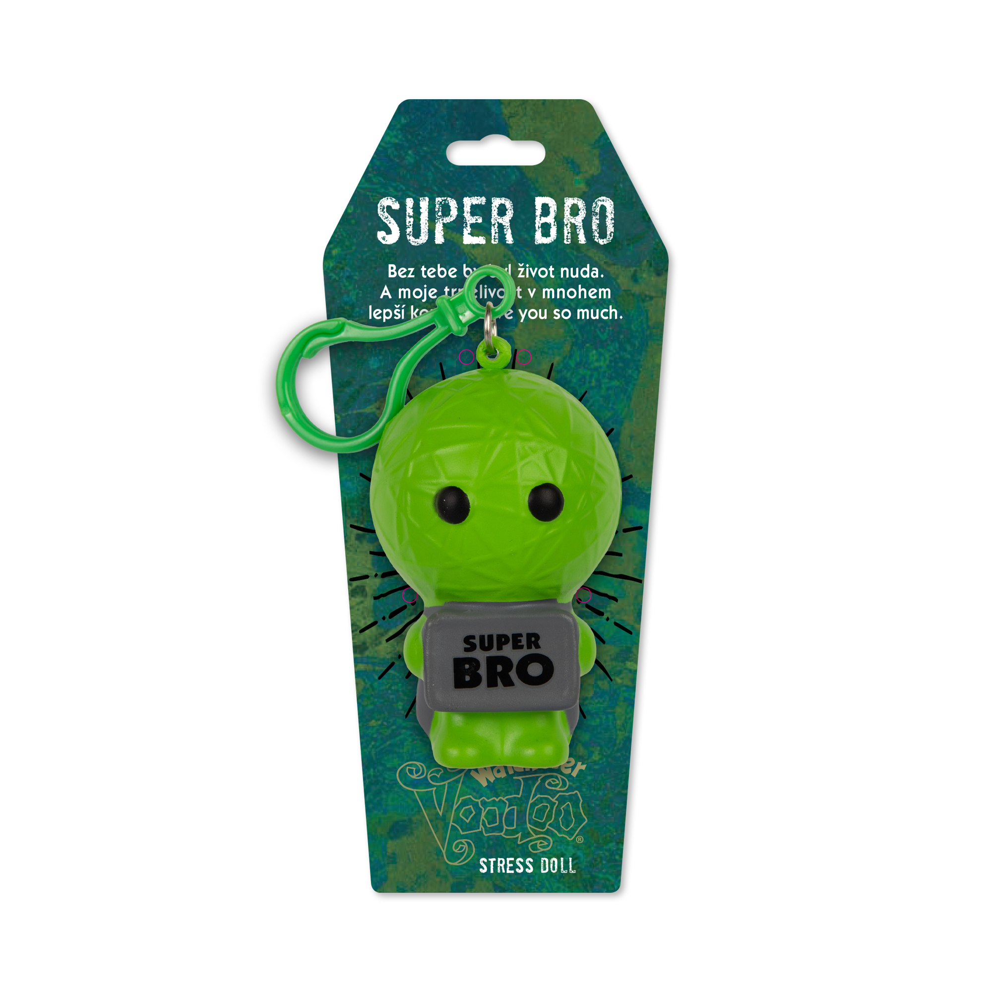 Antistresová klíčenka - Super bro Albi - Obrázek 2
