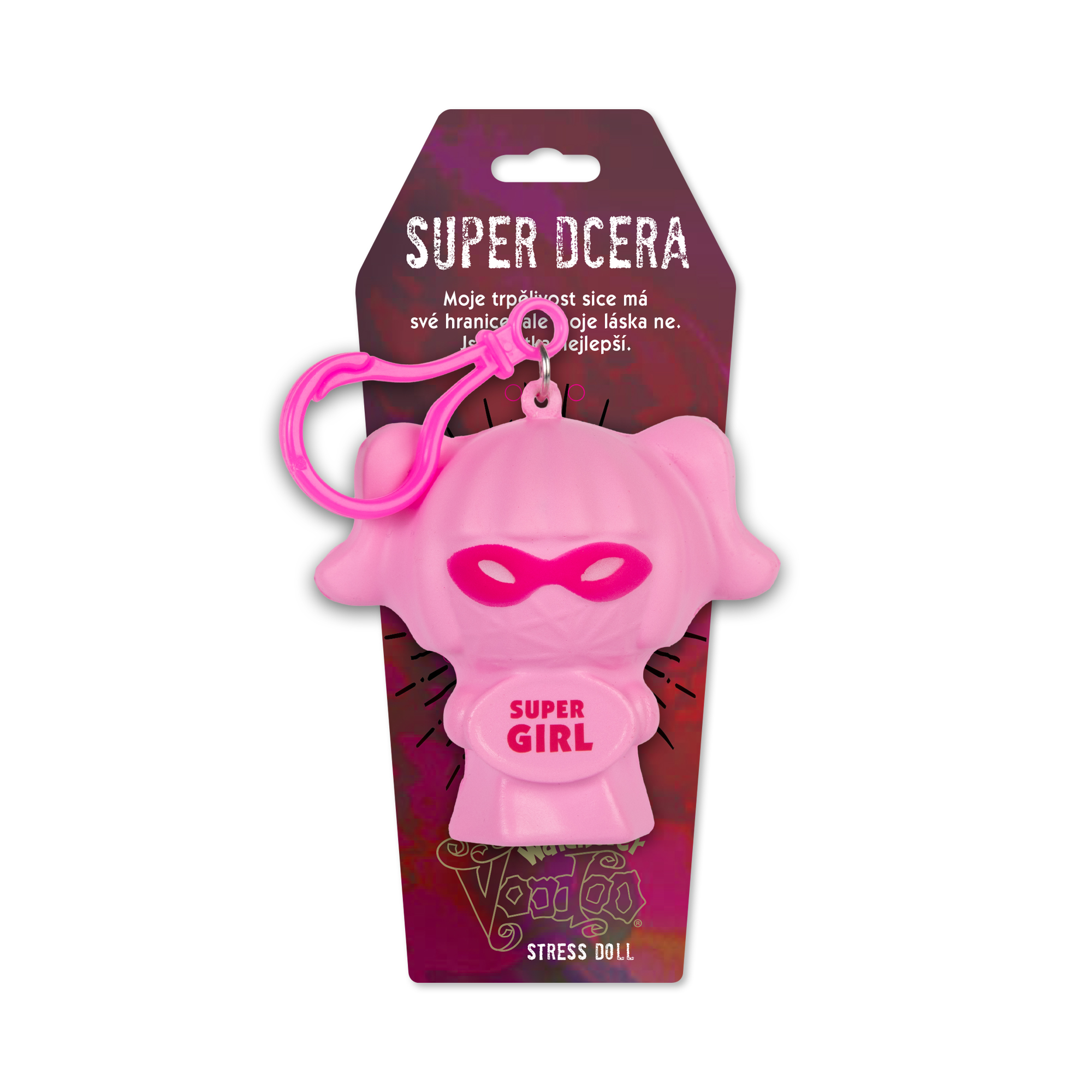 Antistresová klíčenka - Super dcera Albi - Obrázek 2