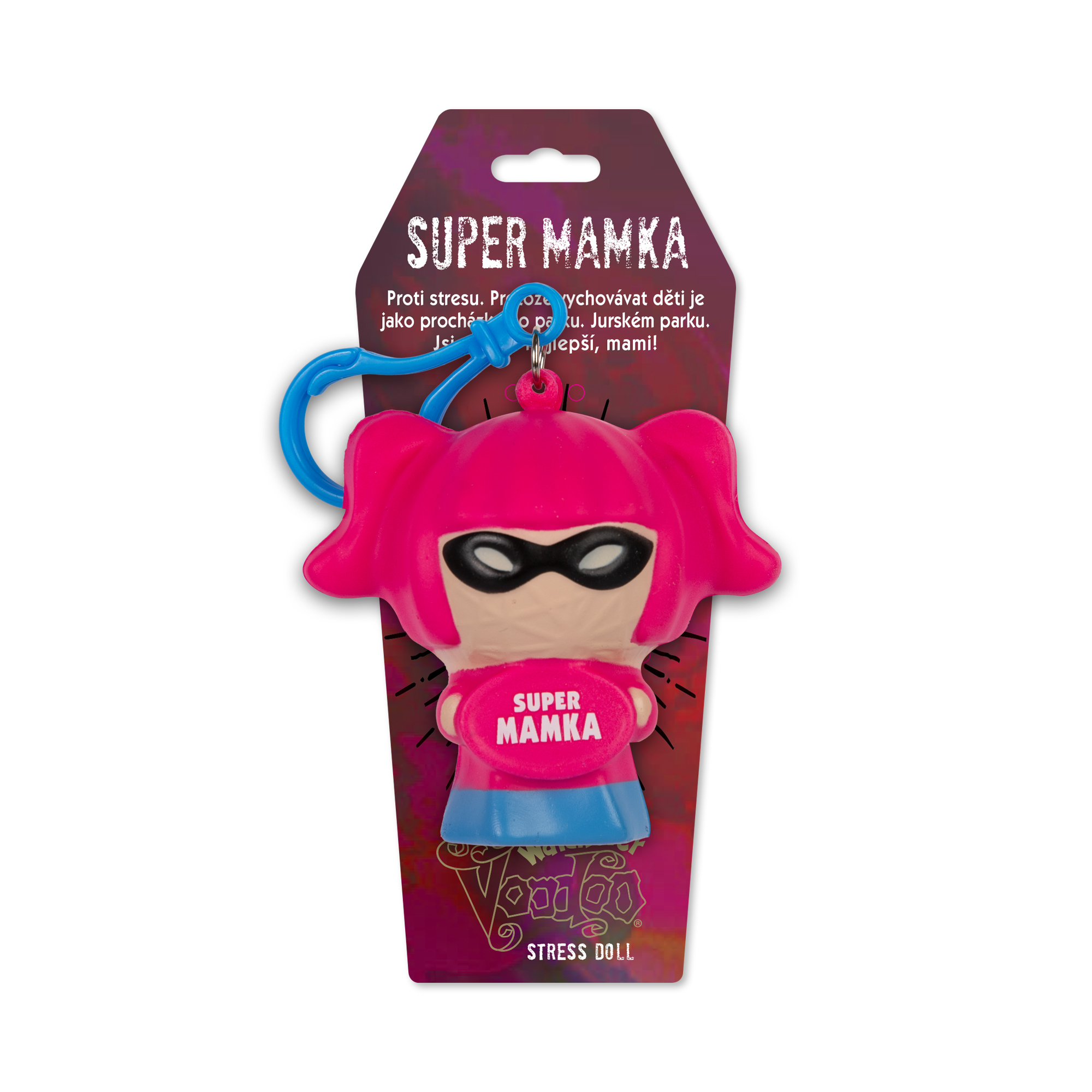Antistresová klíčenka - Super mamka Albi - Obrázek 2