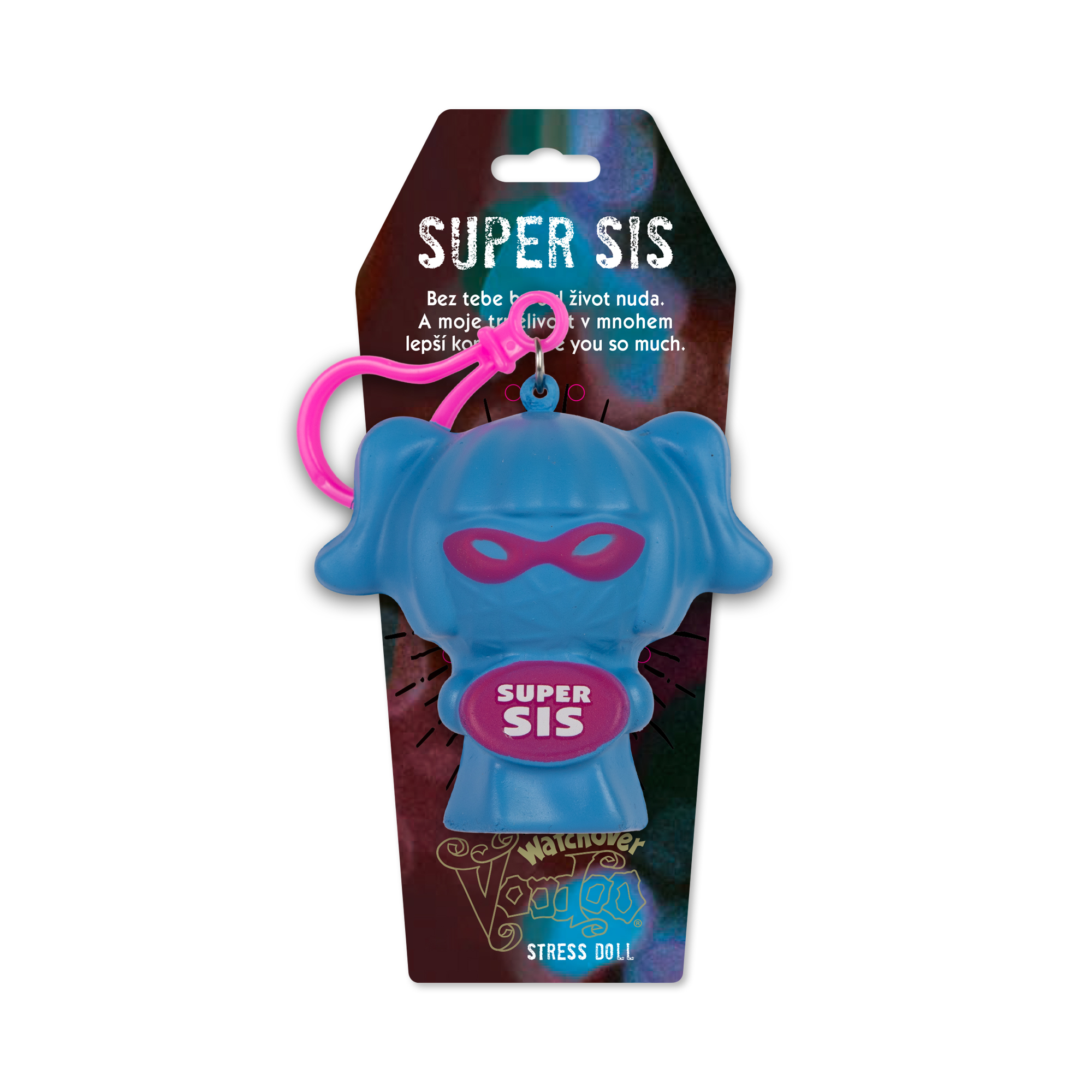 Antistresová klíčenka - Super sis Albi - Obrázek 2