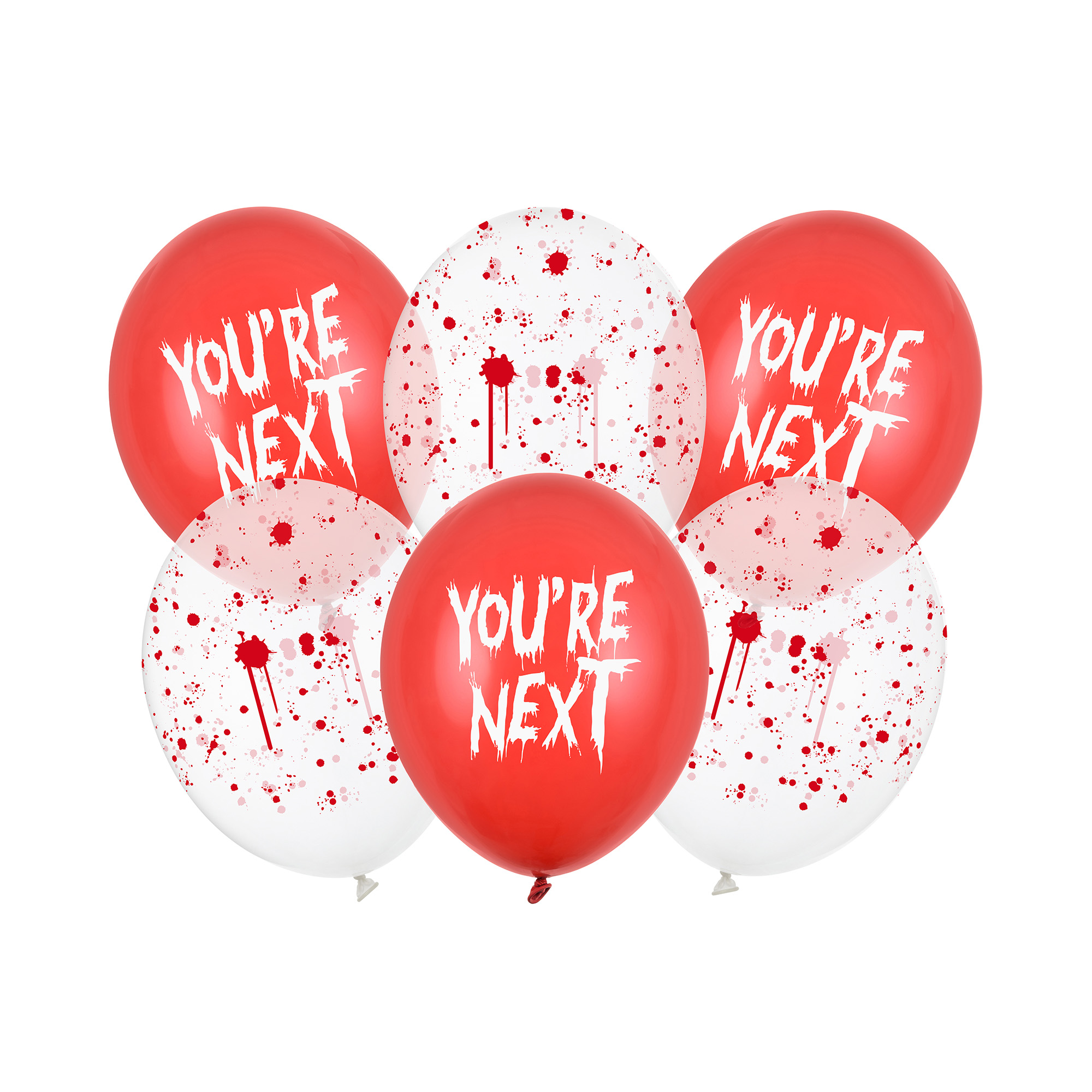 Balónky latexové Halloween You're next 6 ks Albi